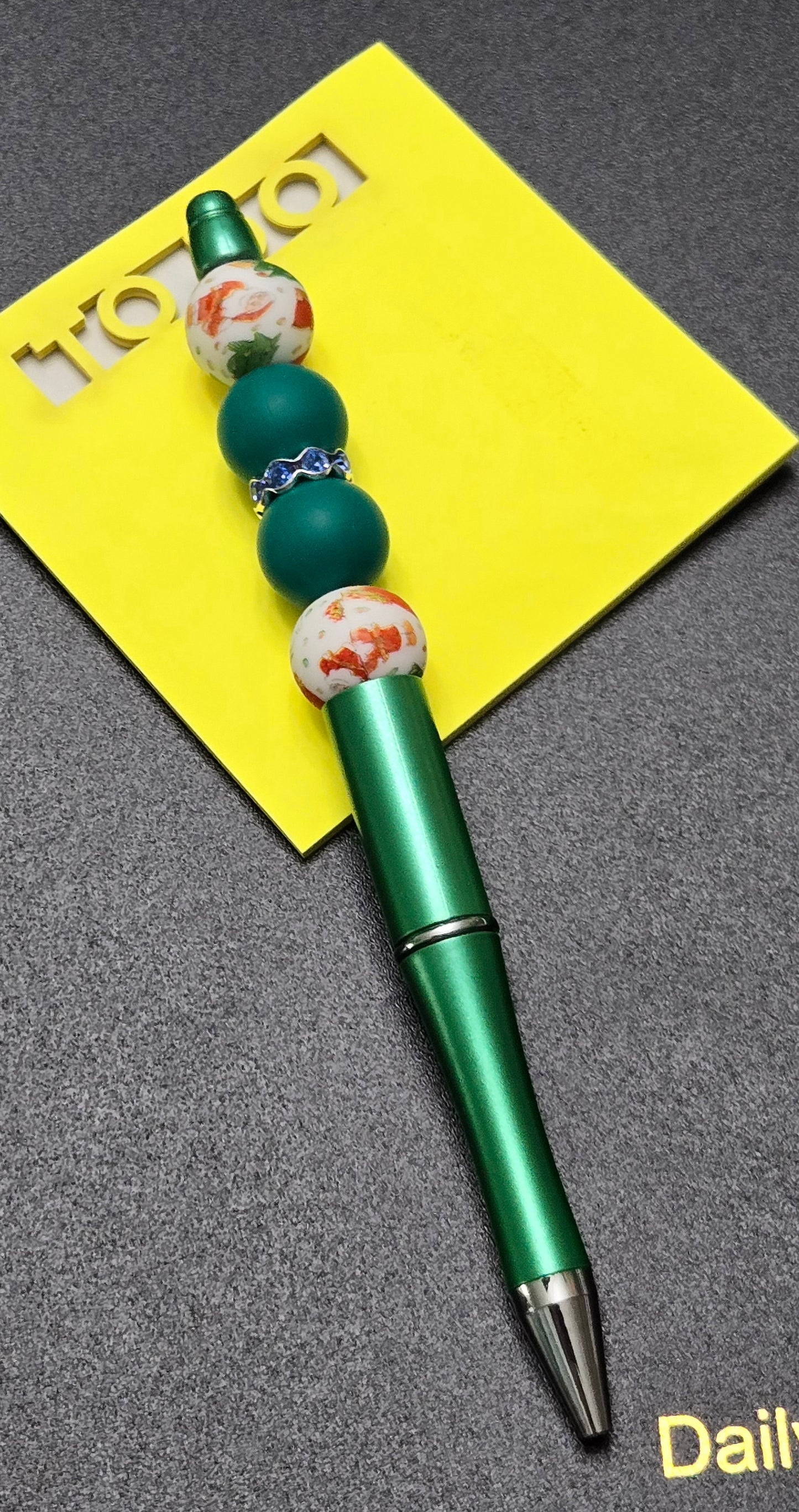 Green Christmas Pen