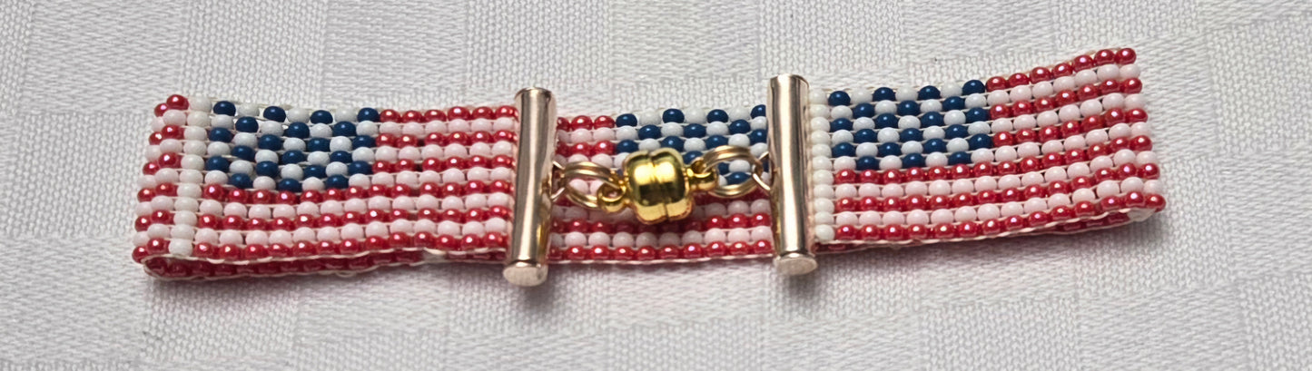 USA Flag Bracelet