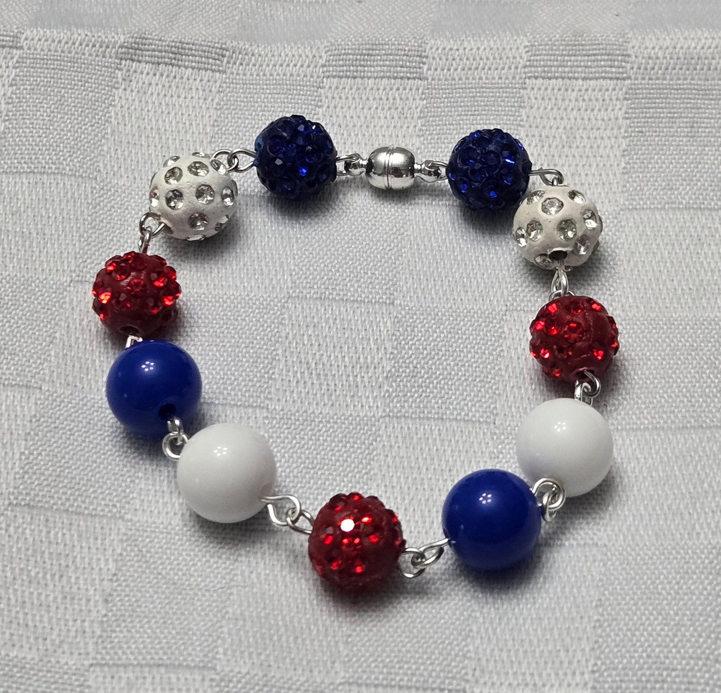Red, White and Blue Bracelet