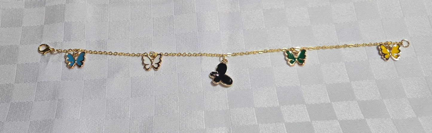 Butterfly Charm Bracelet