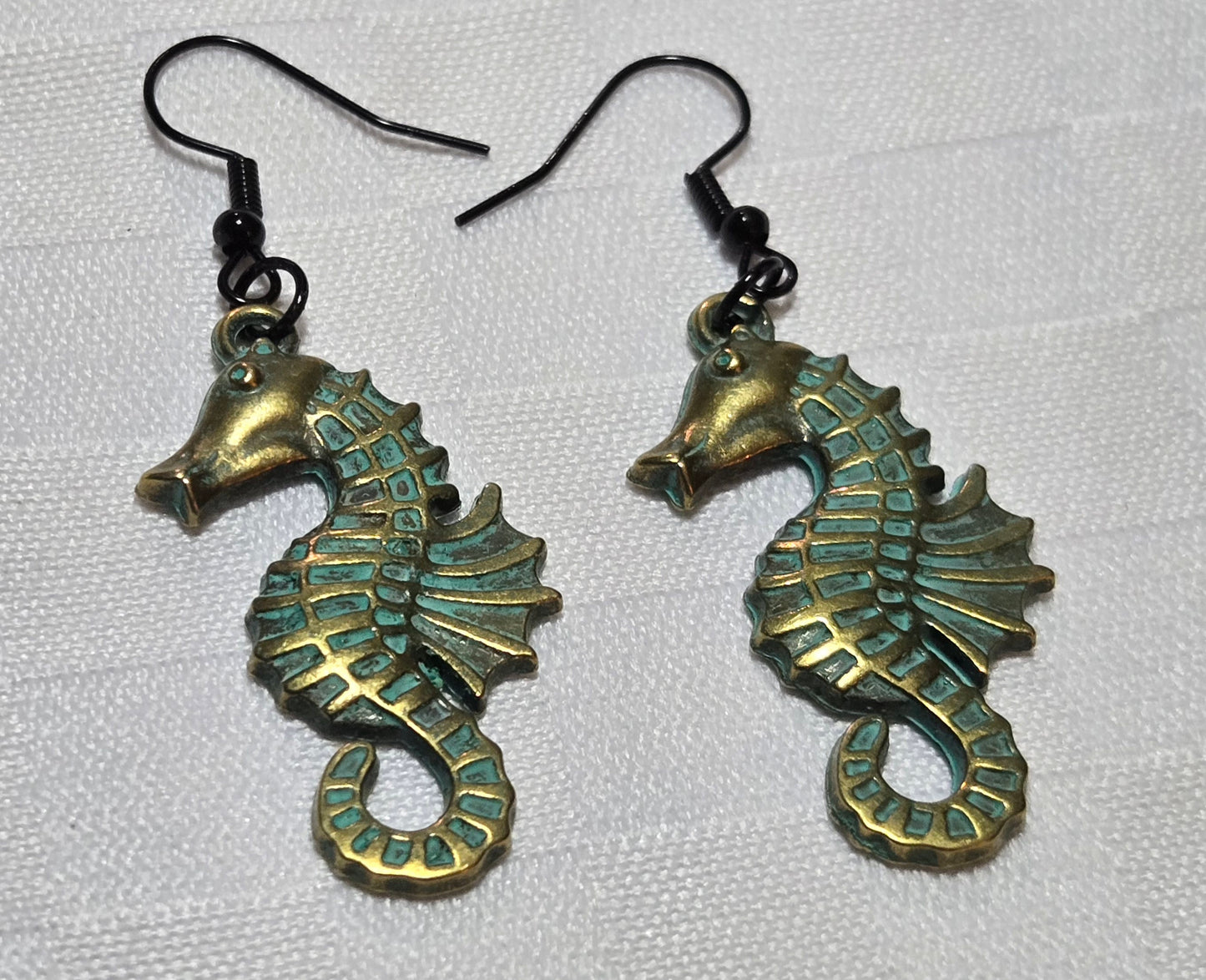 Large Seahorse Earrings