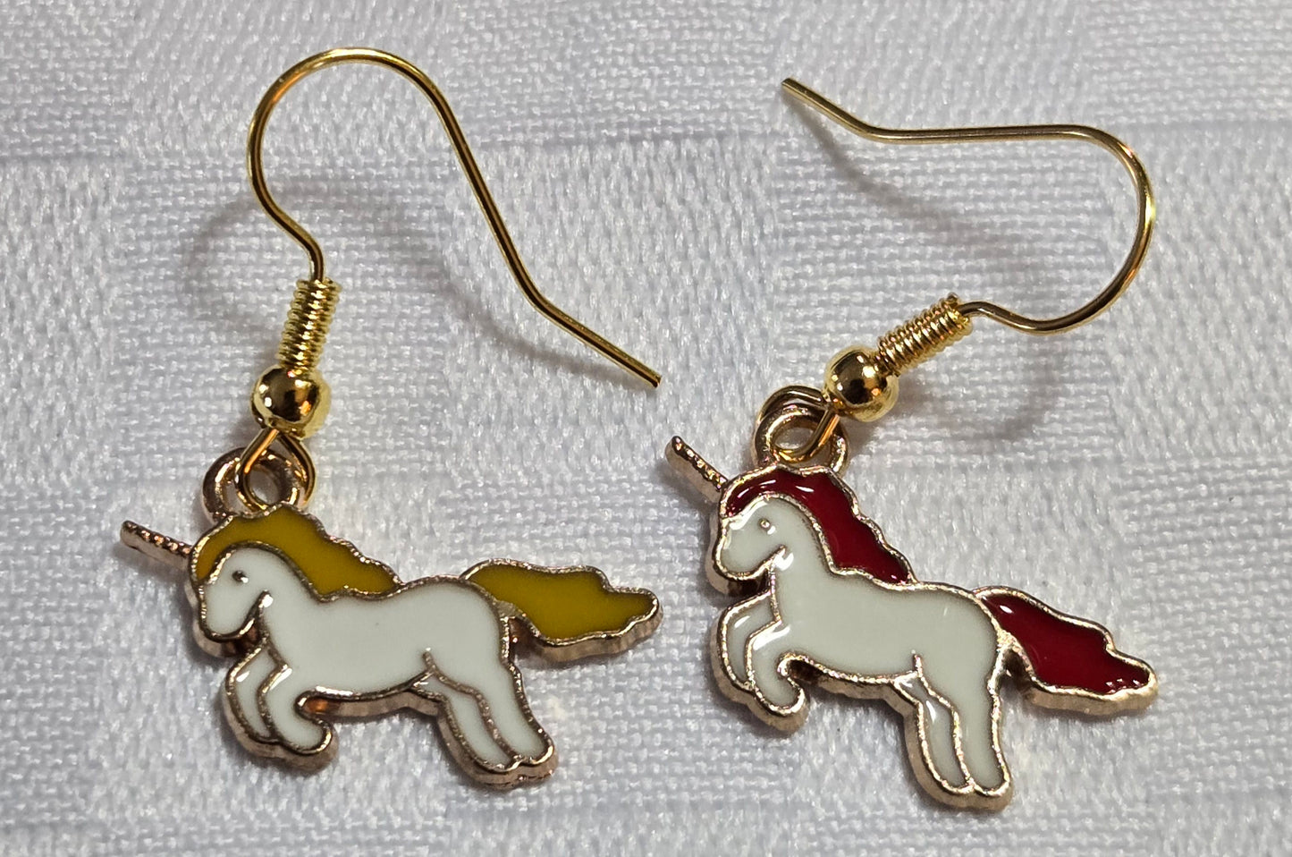 Mismatched Unicorn Charm Earrings