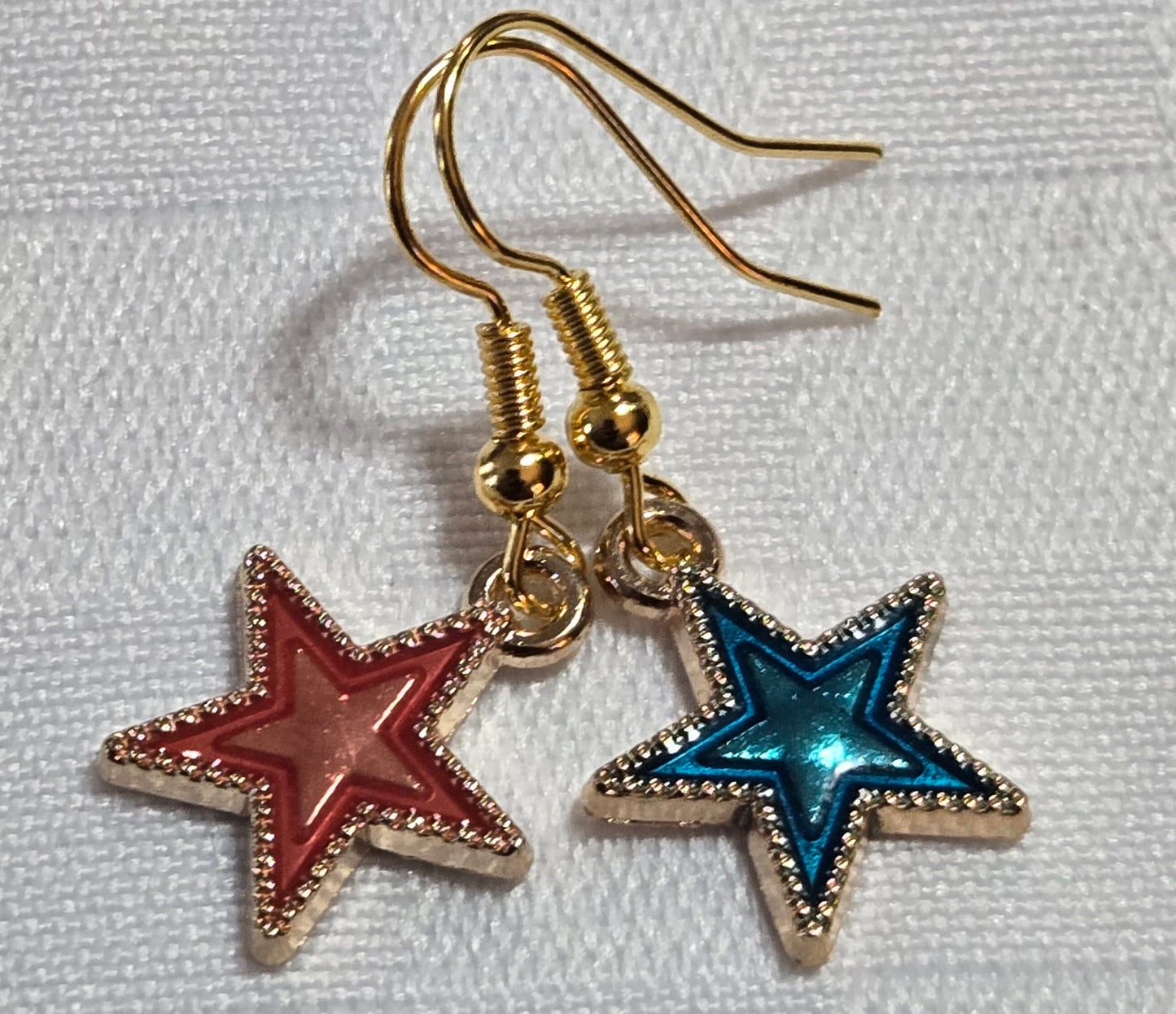 Mismatched Stars Charm Earrings