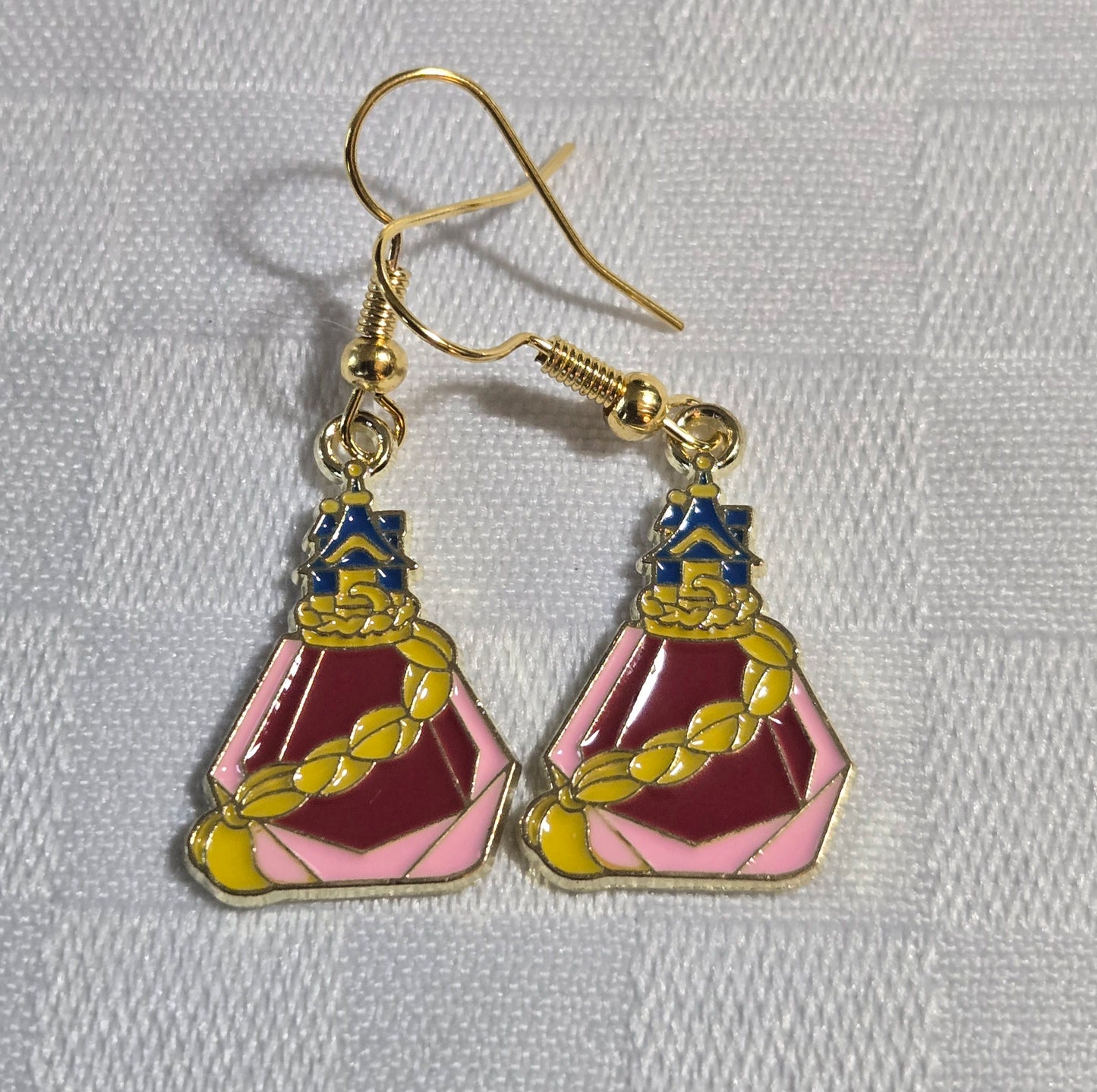 Princess Perfume Bottle Earrings