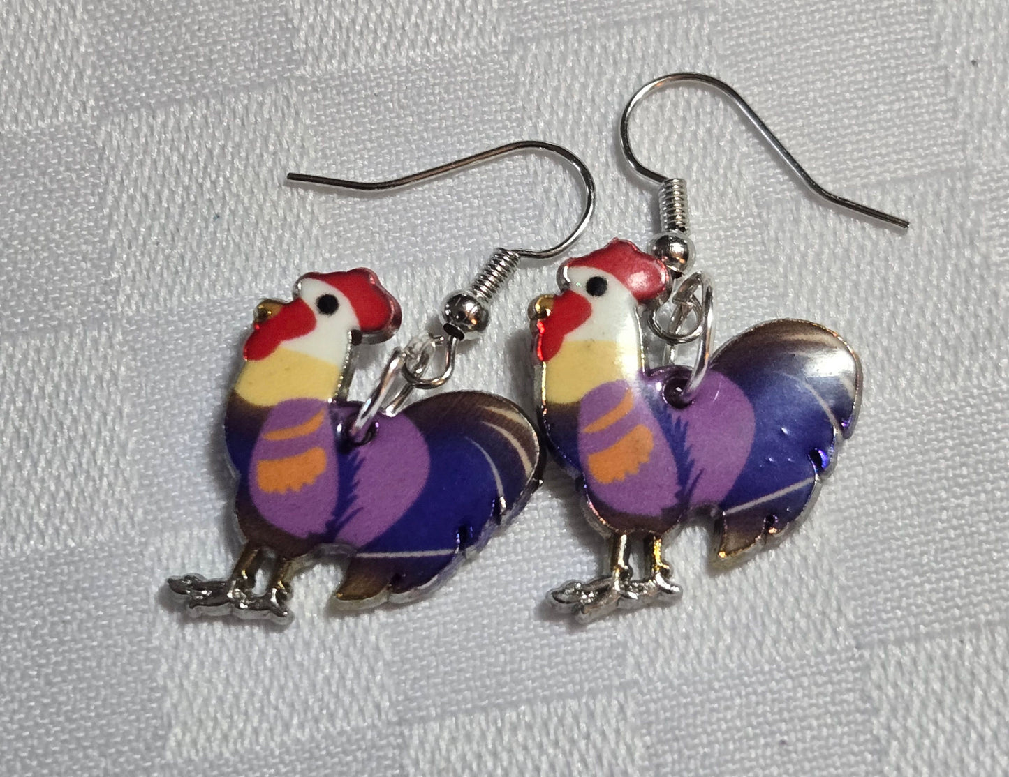 Rooster Earrings