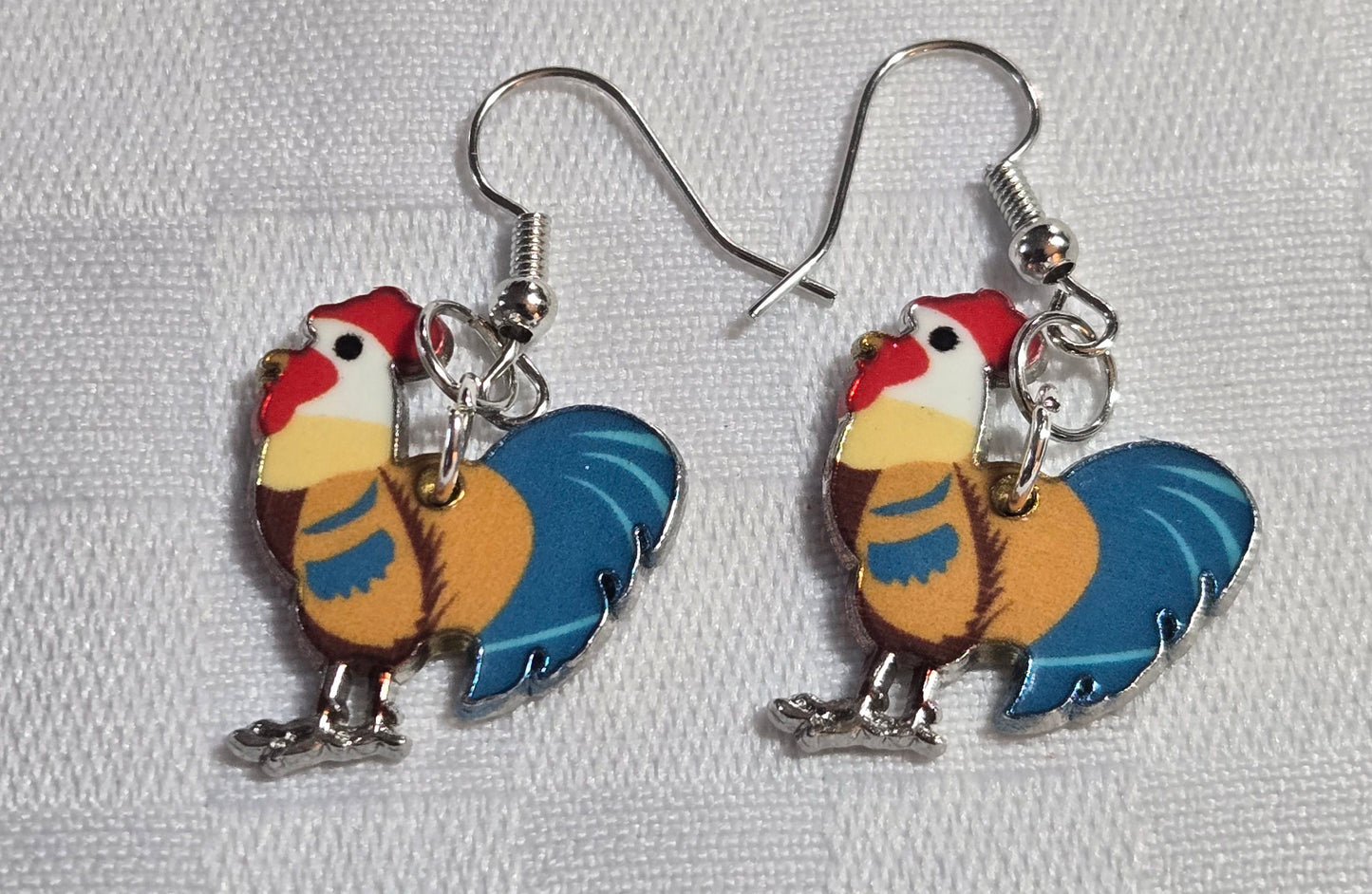 Rooster Earrings