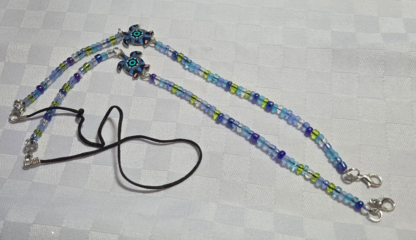 Blue Turtle Eyeglass Keeper