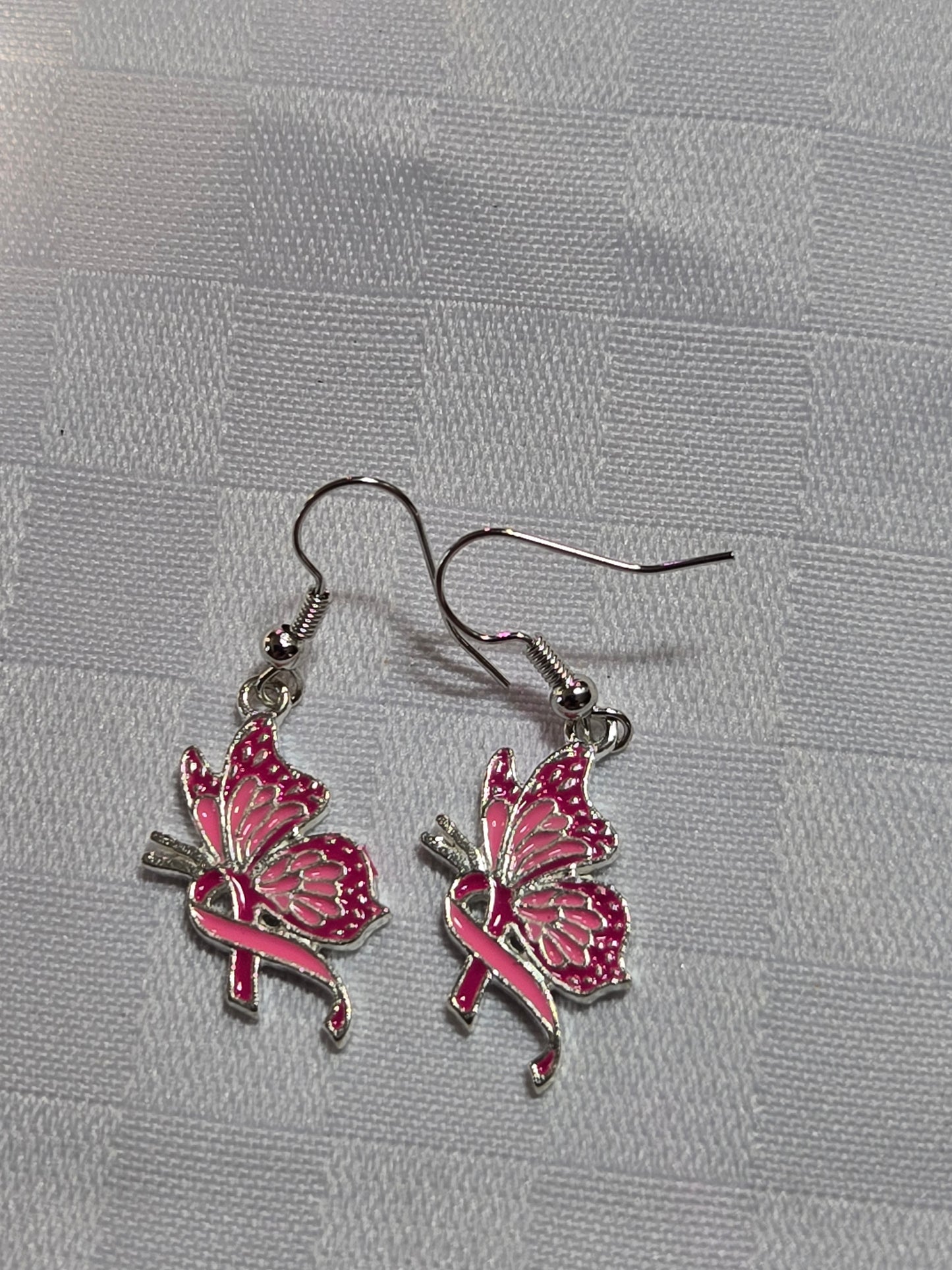 Breast Cancer Awareness Earrings
