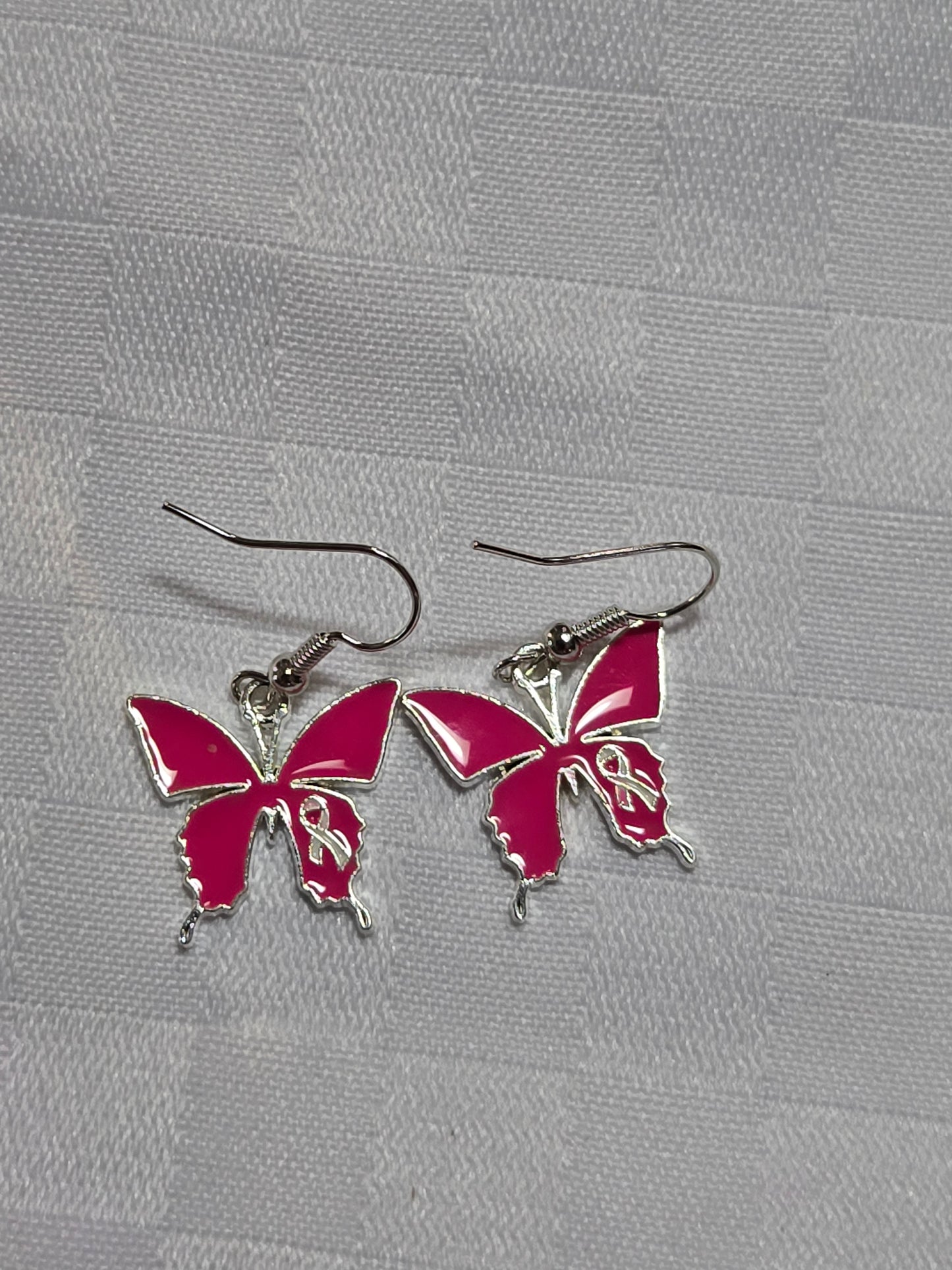 Breast Cancer Awareness Earrings