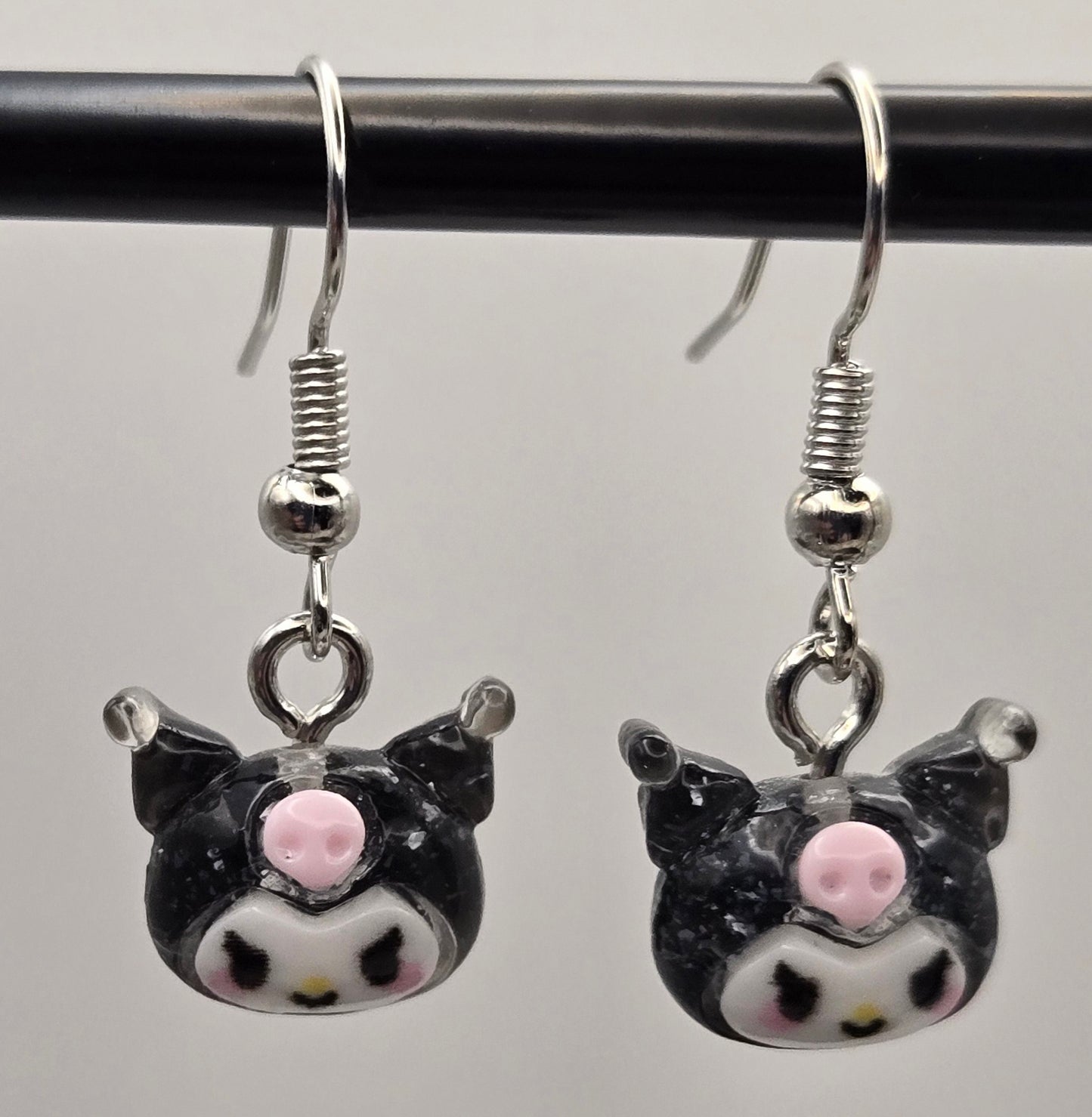 Black Kitty Earrings