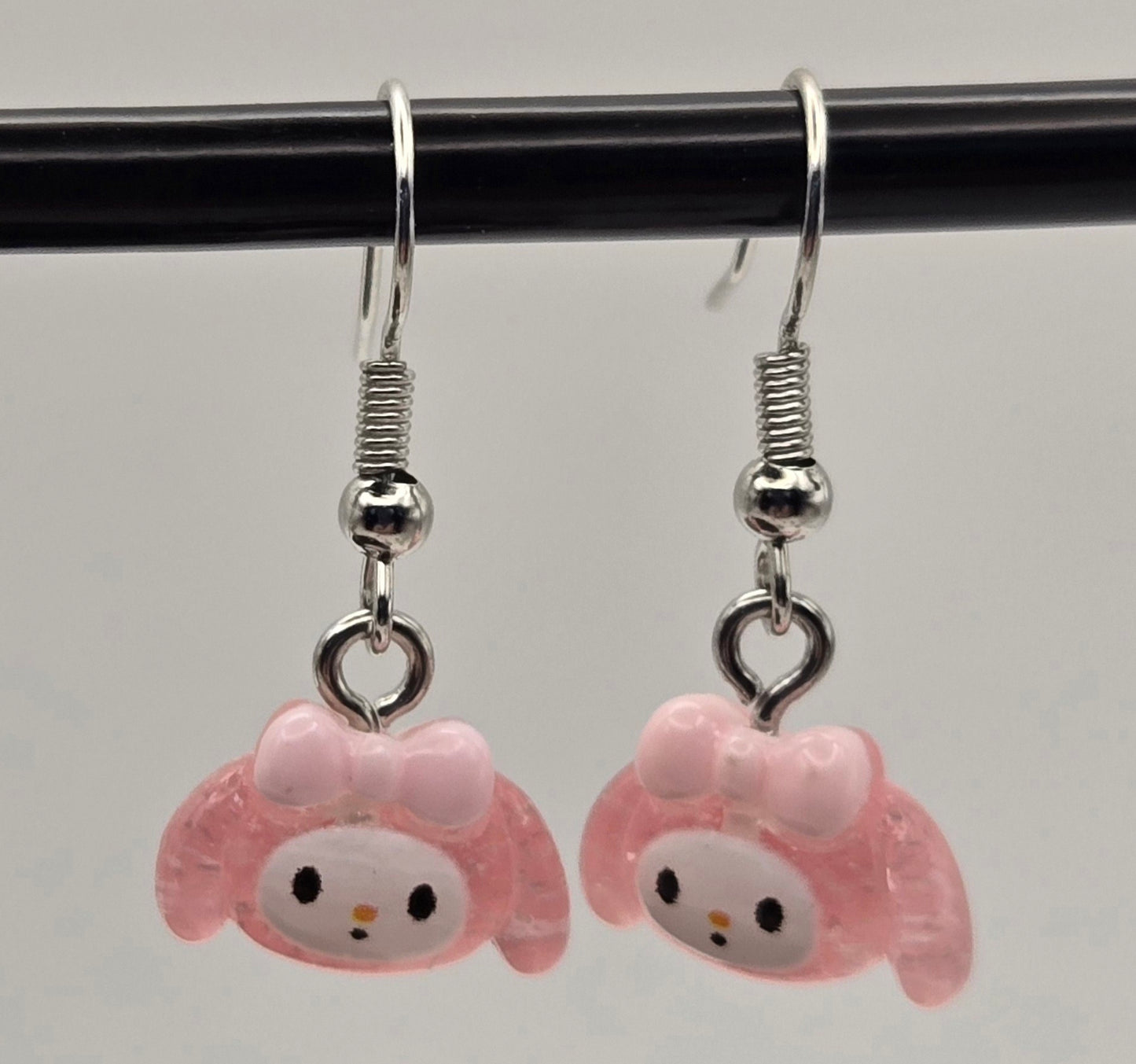 Pink Puppy With Pink Bow