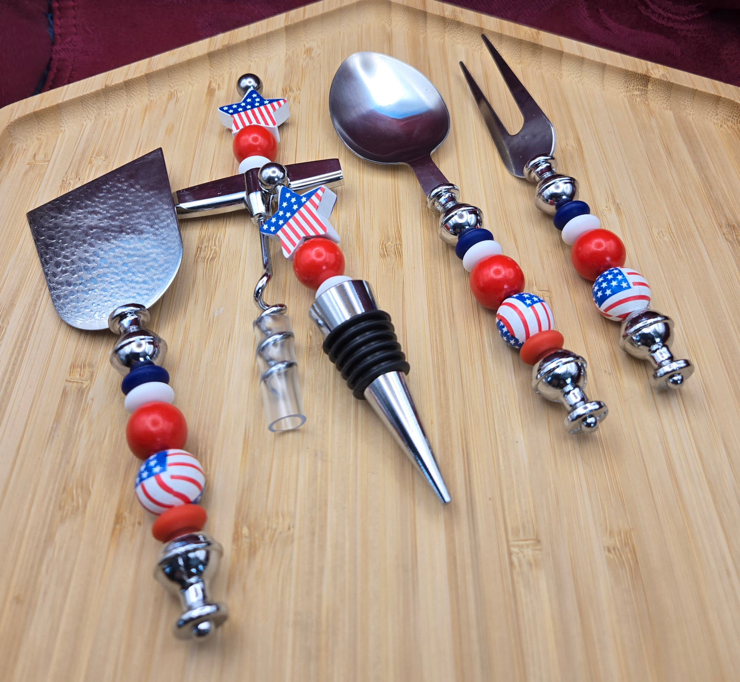 Red, White and Blue Hostess Set