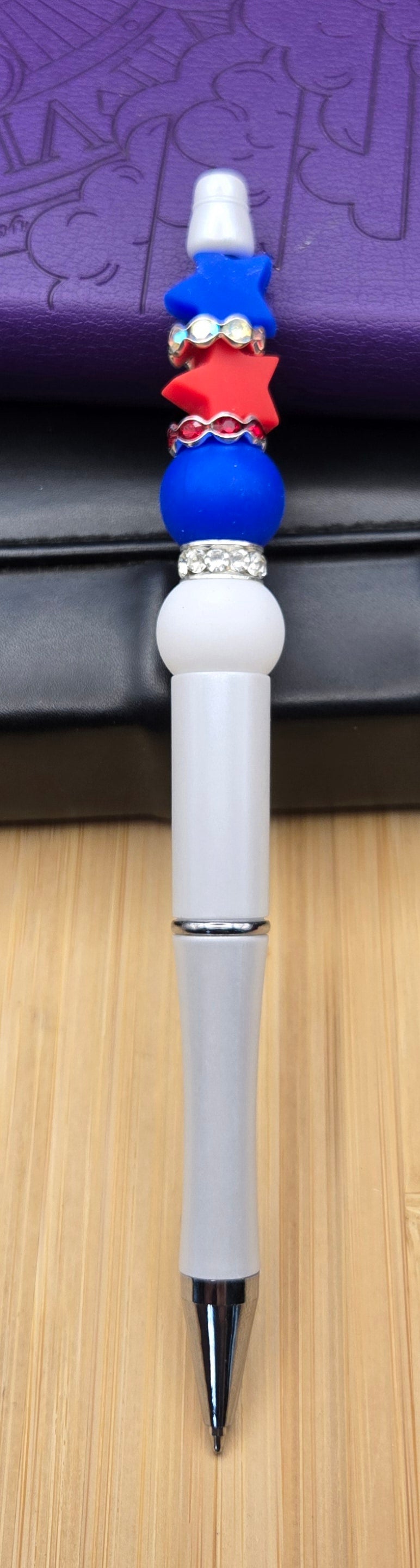 Red, White and Blue Pen