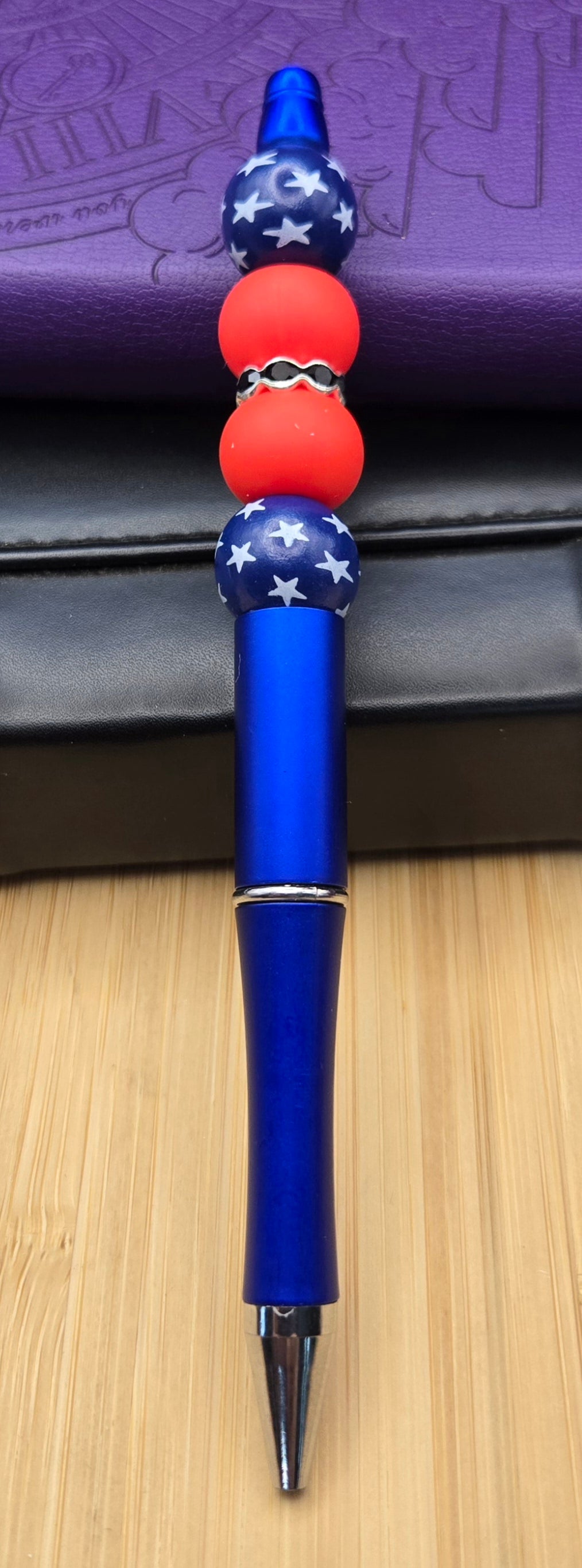 Red, White and Blue Pen