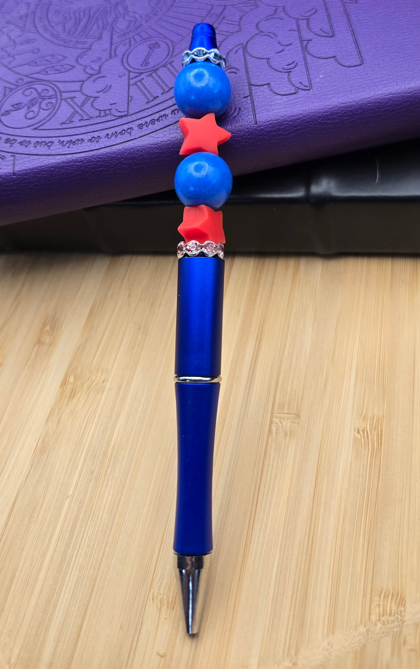 Red, White and Blue Pen