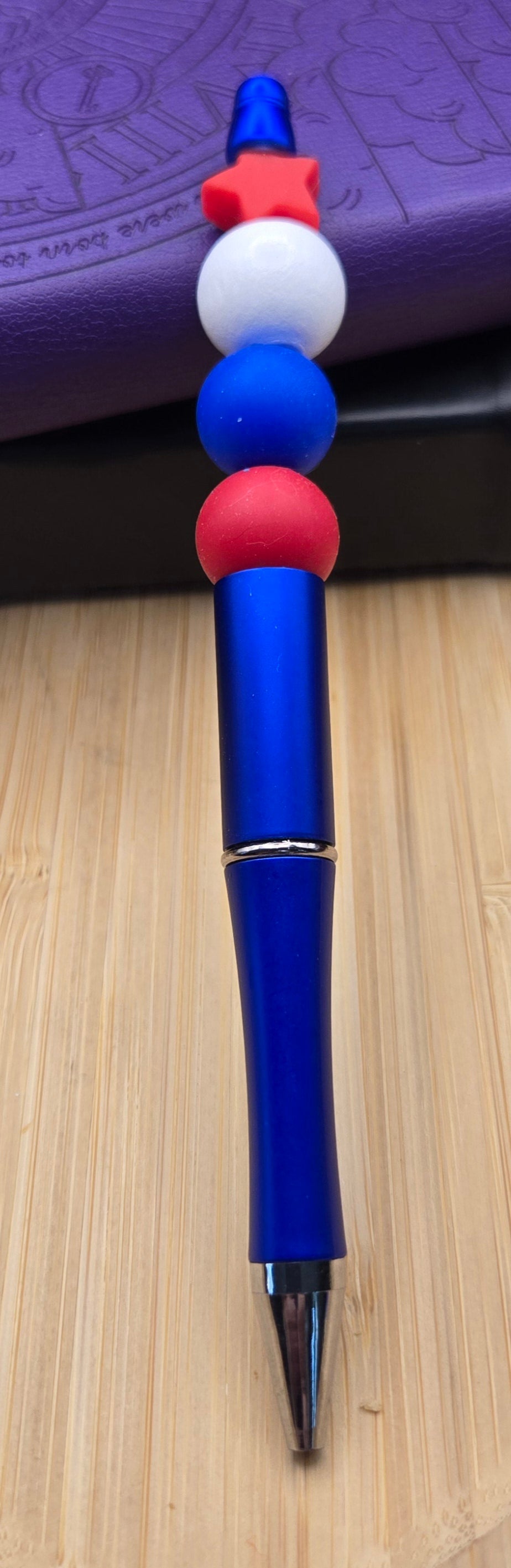 Red, White and Blue Pen