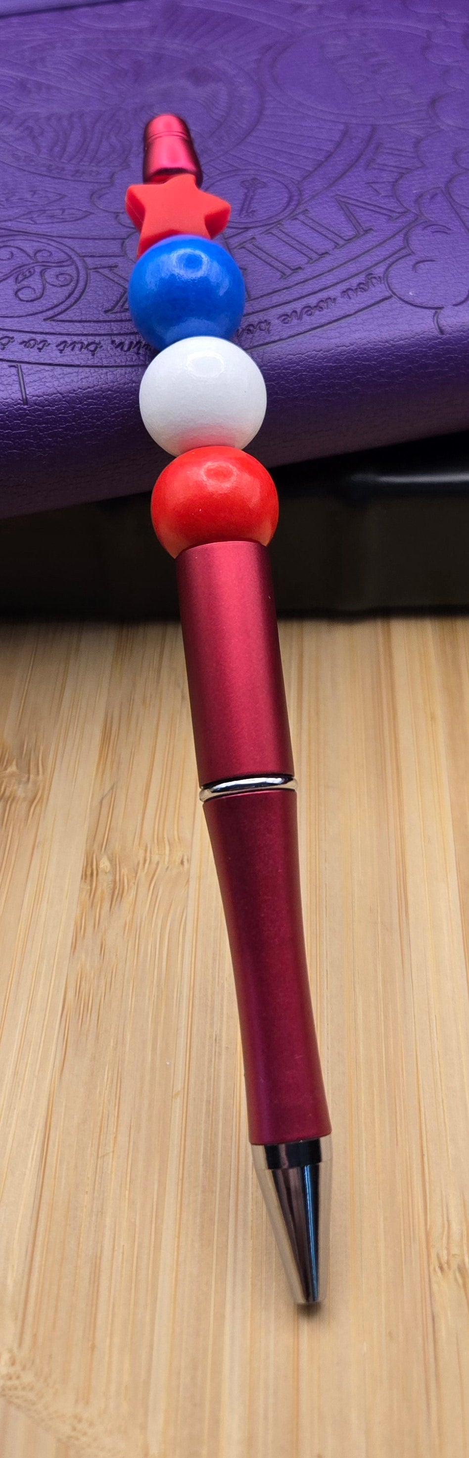 Red, White and Blue Pen