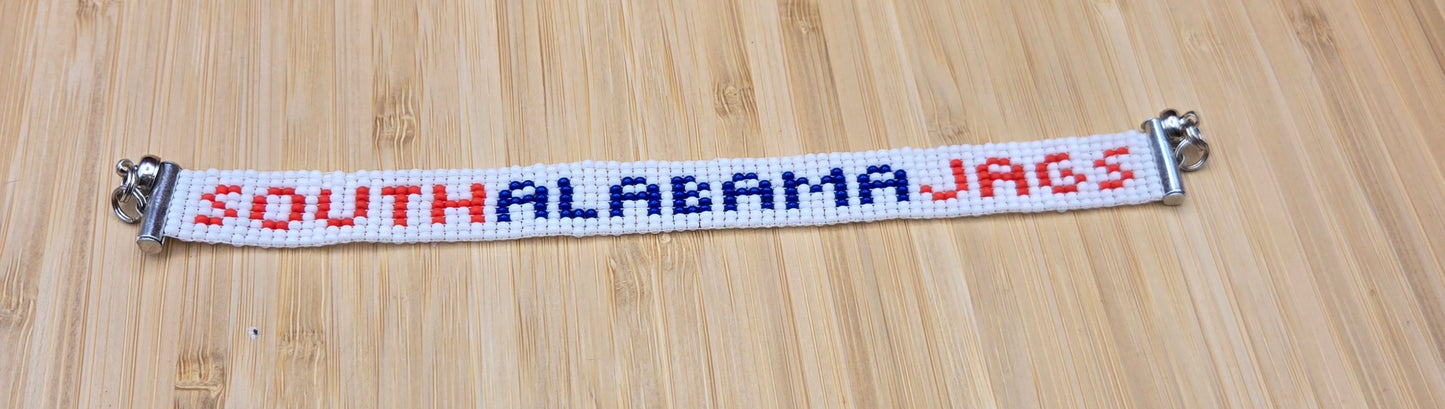 South Alabama Jags Bracelet
