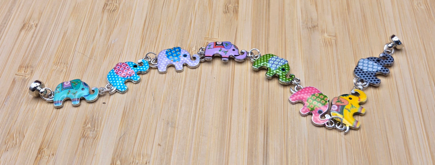 Elephant Charm Bracelet