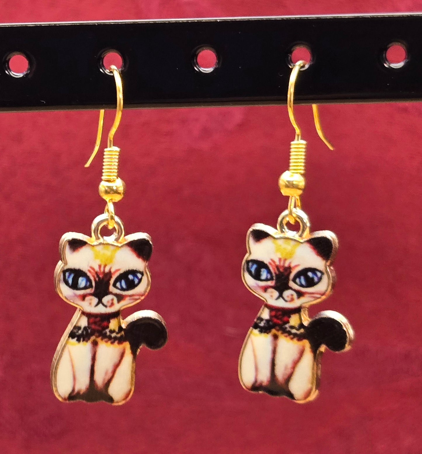Fancy Cat Earrings