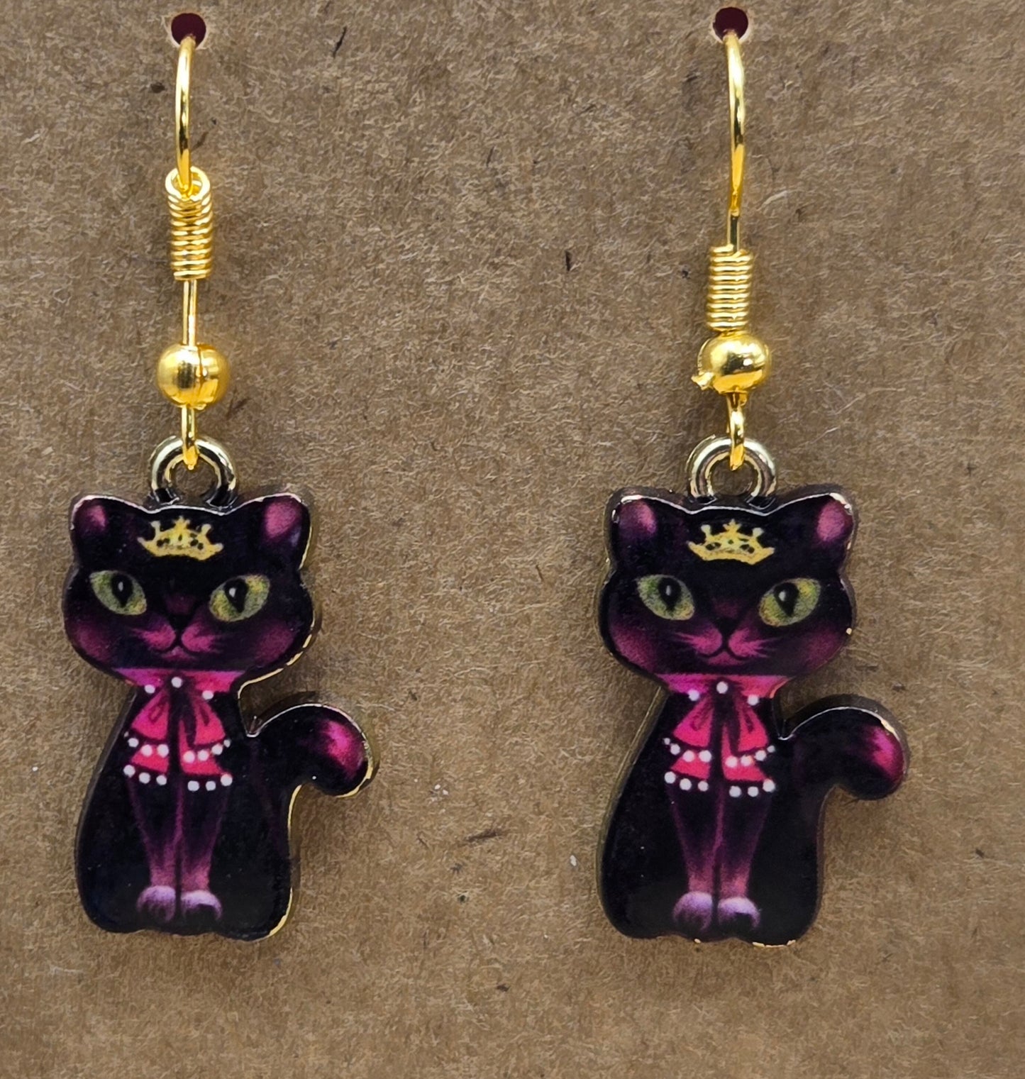 Fancy Cat Earrings