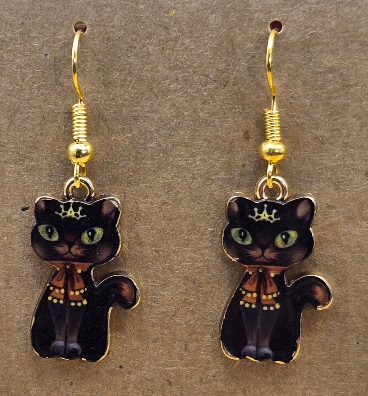 Fancy Cat Earrings