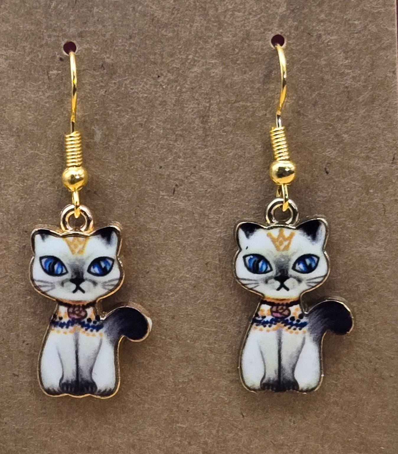 Fancy Cat Earrings