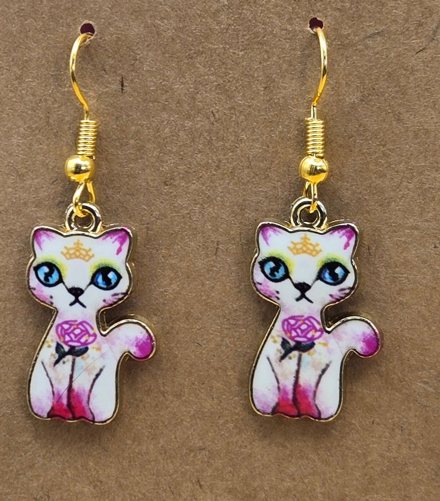 Fancy Cat Earrings