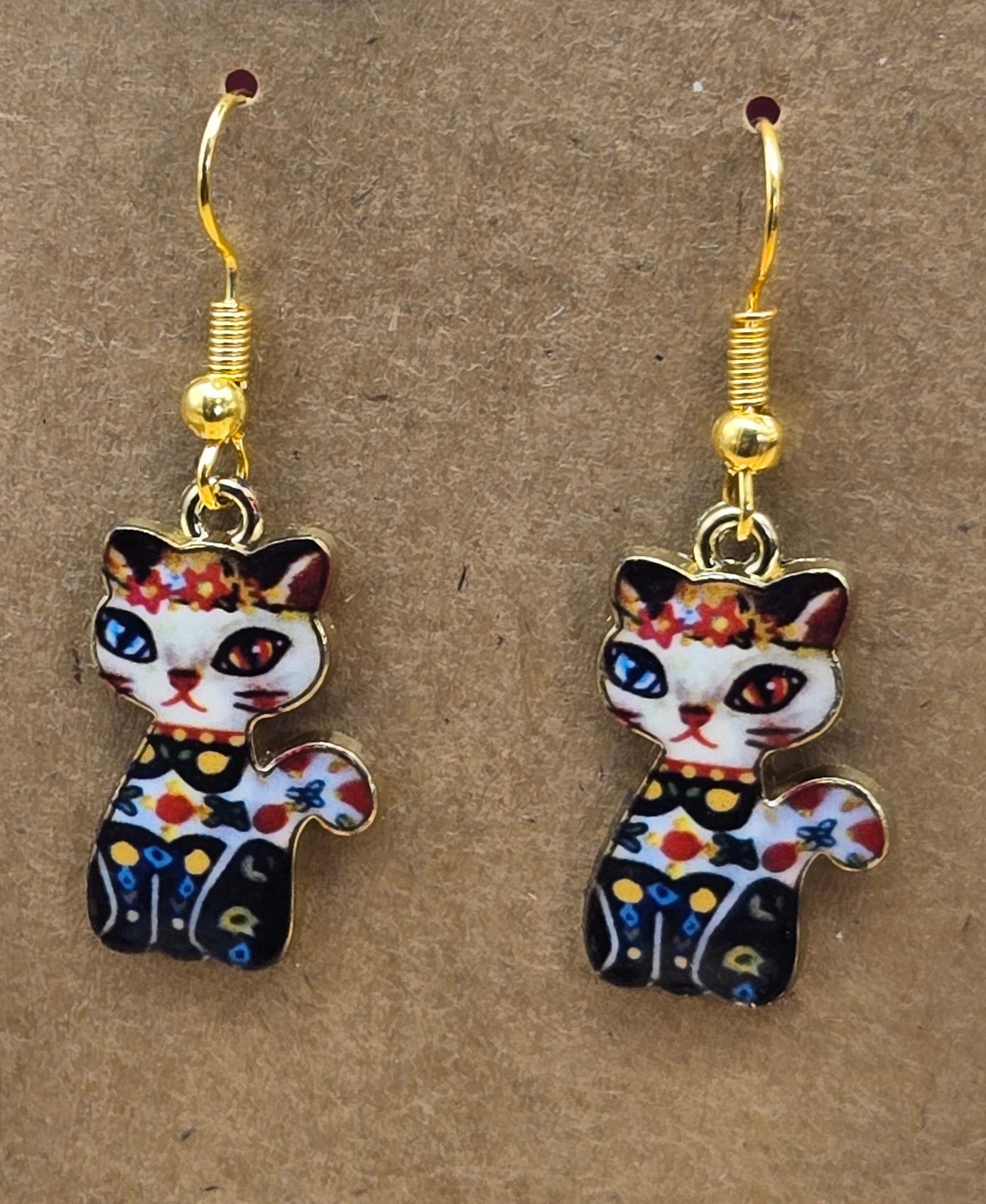 Fancy Cat Earrings