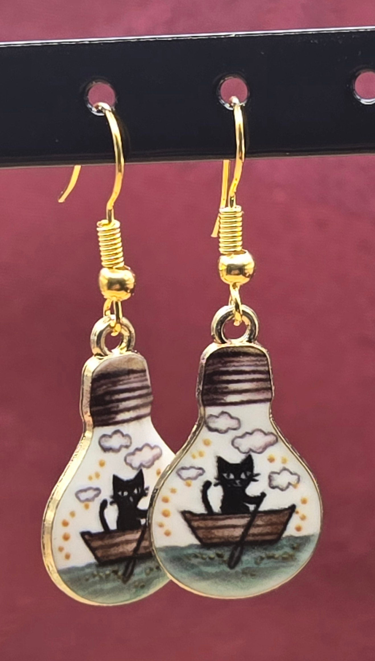 Lightbulb Picture Earrings