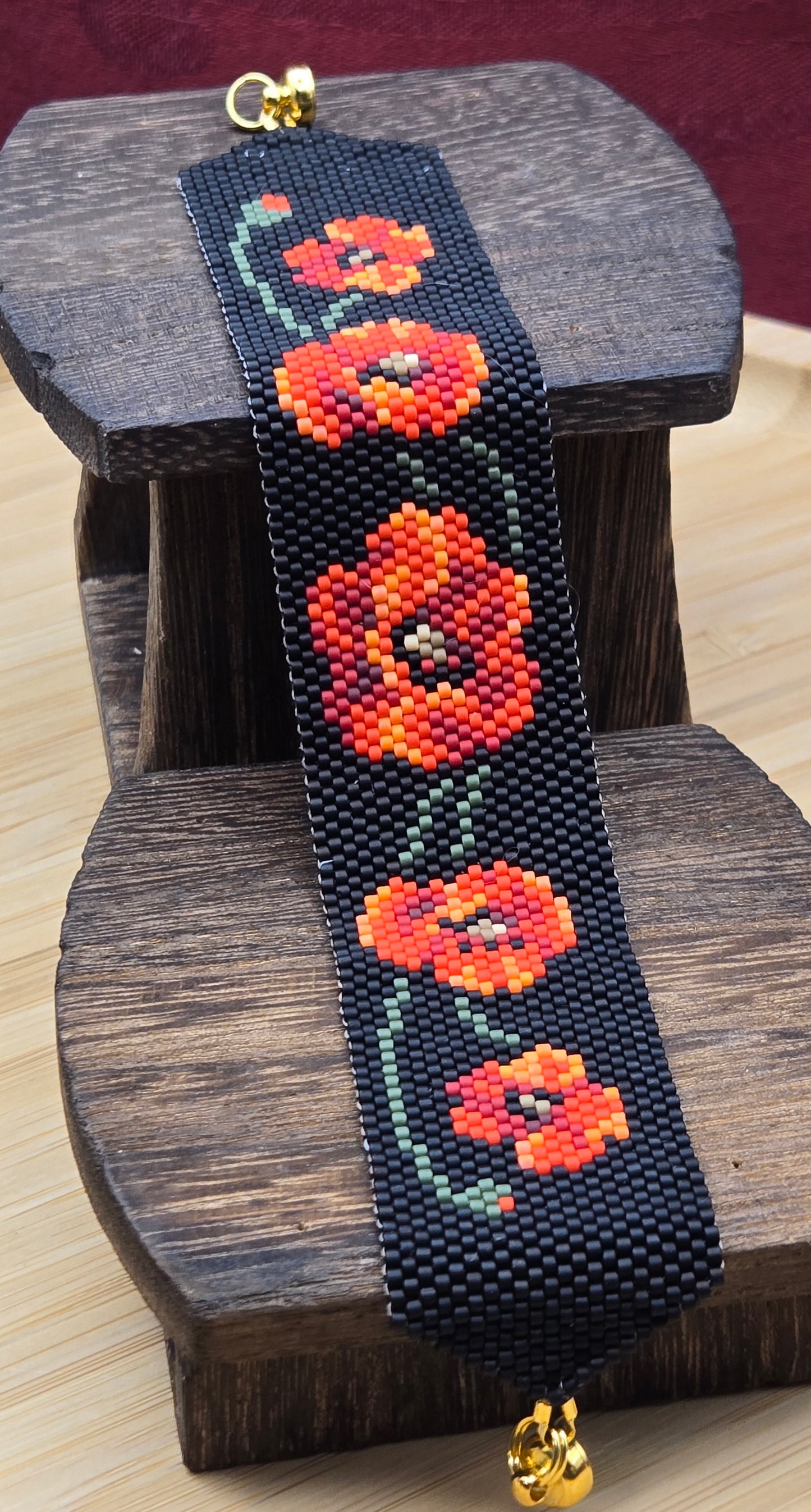 Red Poppy Bracelet