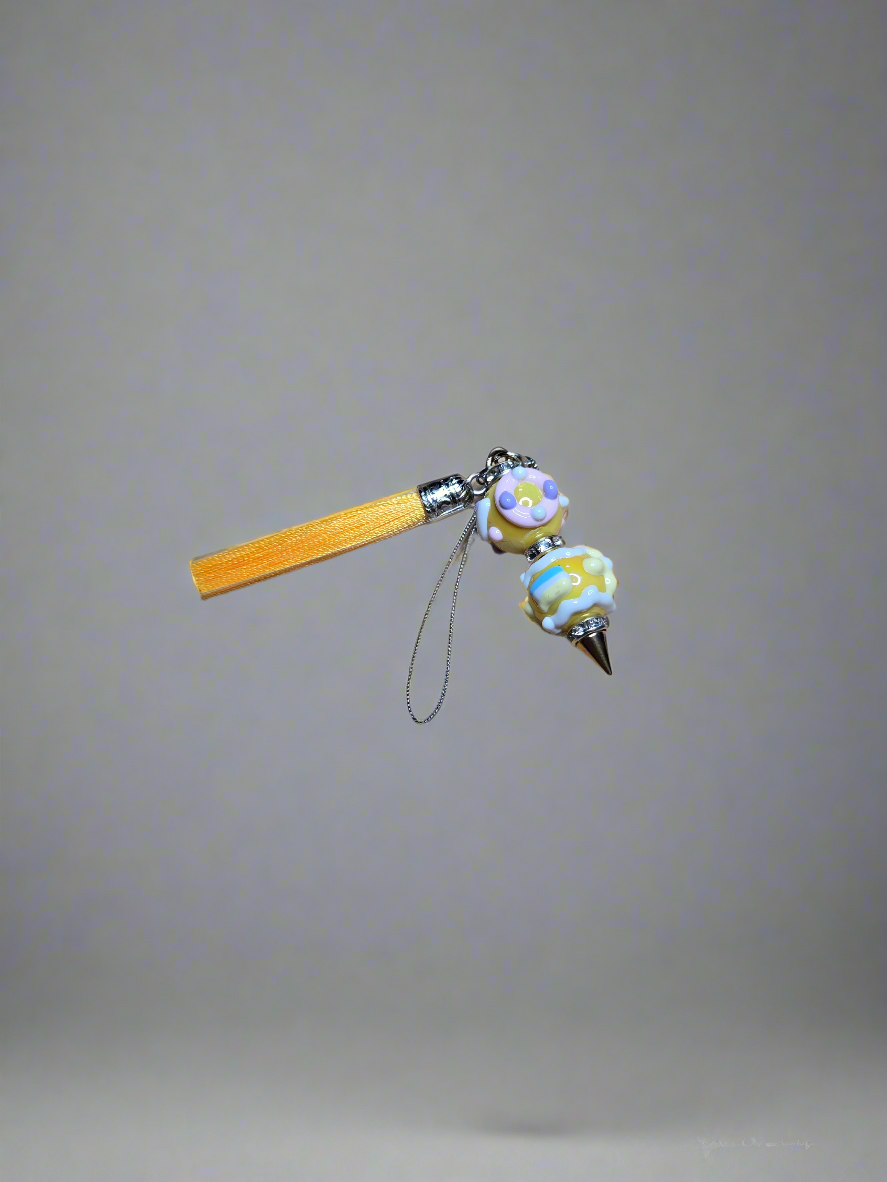Yellow Candy mirror/bag/cup Charm