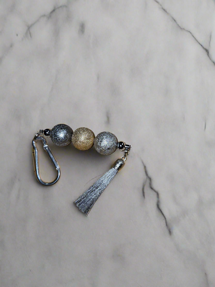 Silver and Gold Keychain