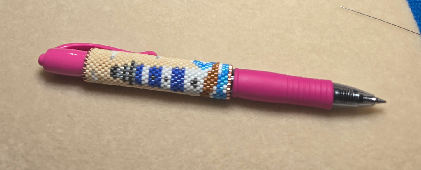 Blue Lighthouse Pen Wrap