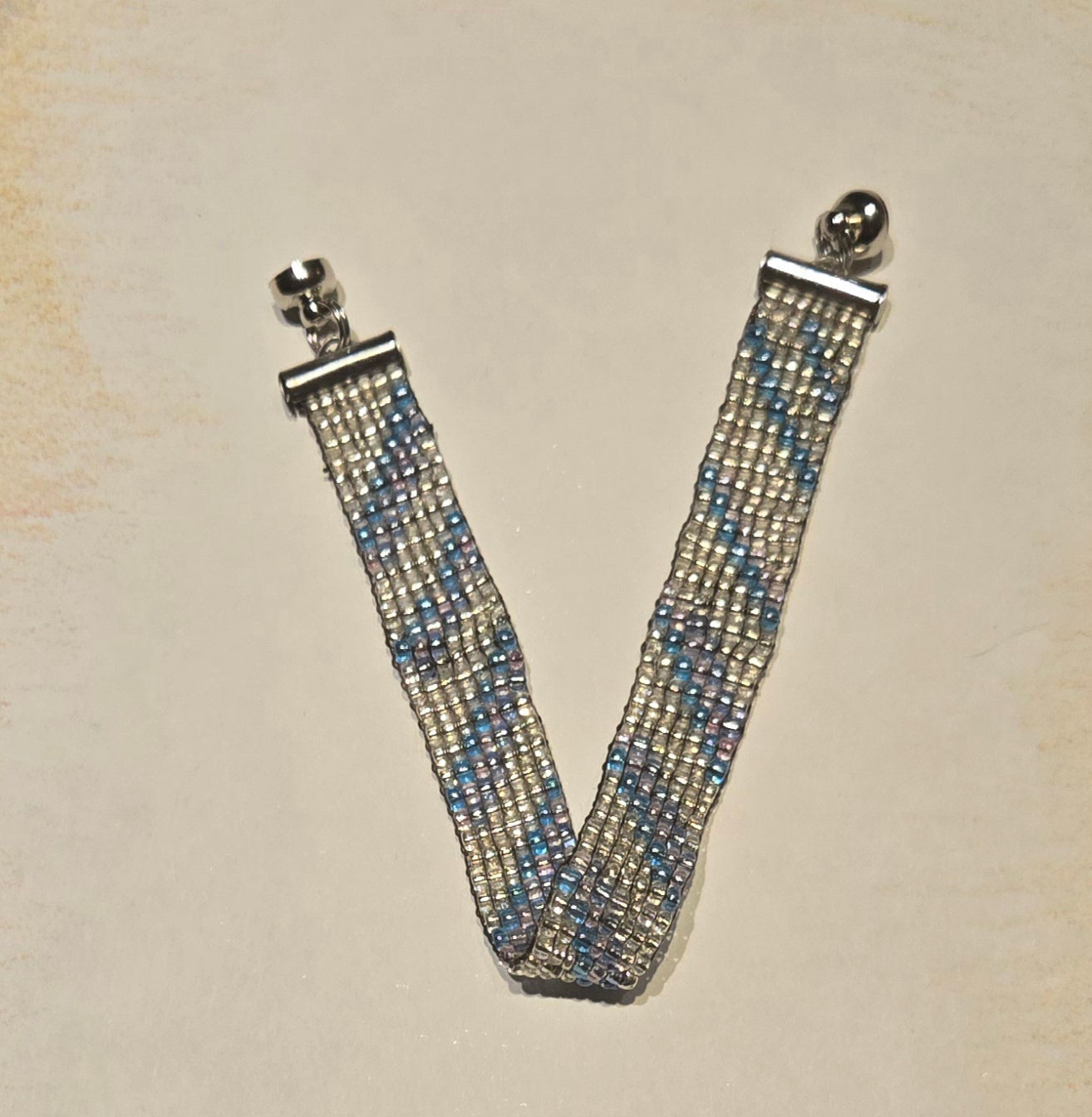 Small Blue and Silver