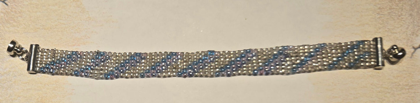Small Blue and Silver