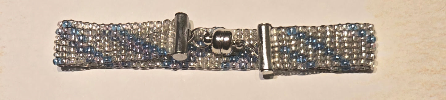 Small Blue and Silver