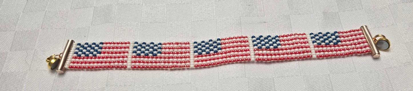 USA Flag Bracelet