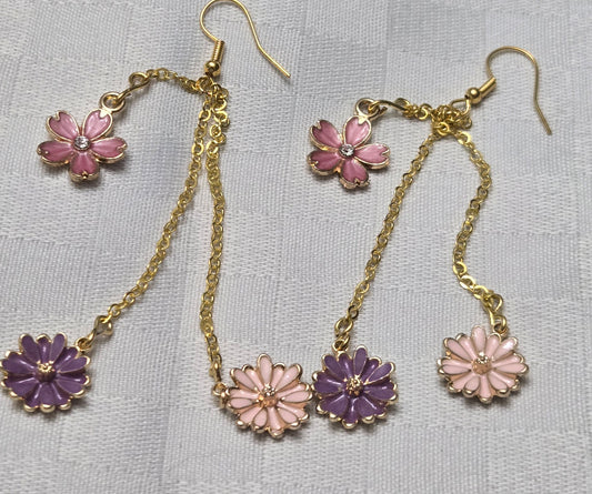 Dangling Flower Earring