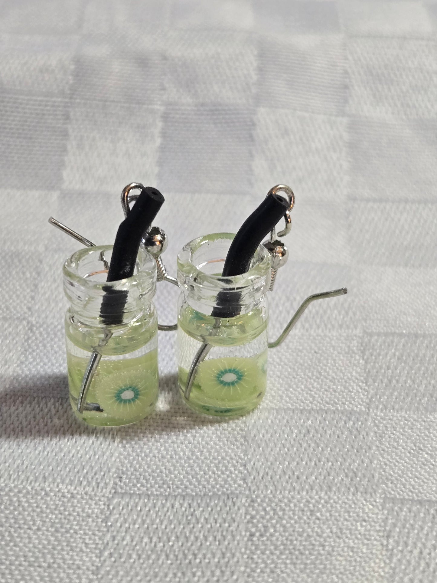 Kiwi Drink Earrings