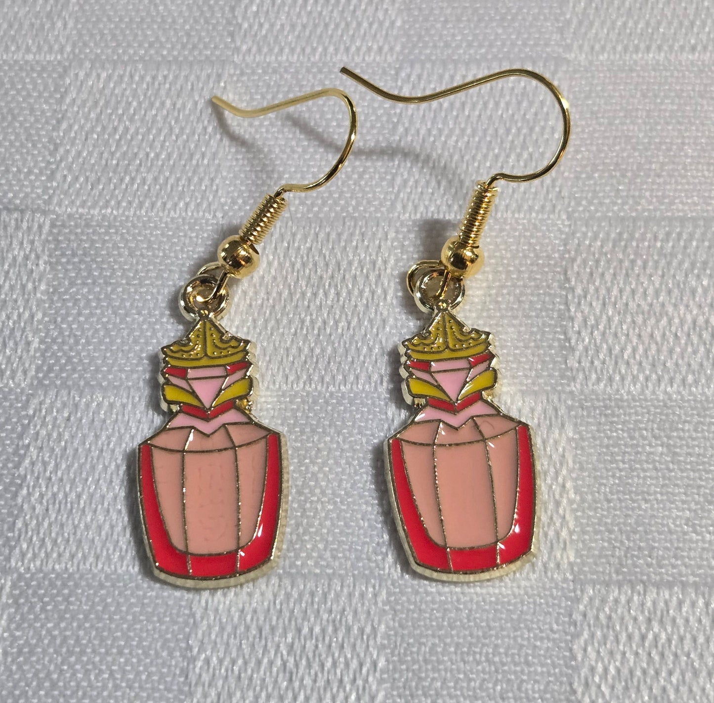Princess Perfume Bottle Earrings