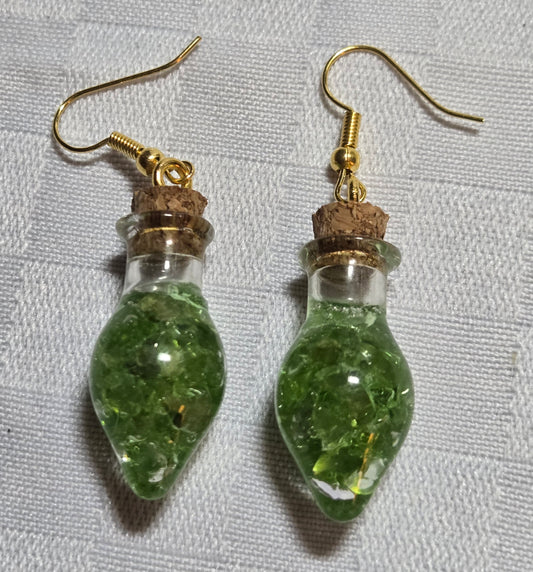 Green Poison Earrings