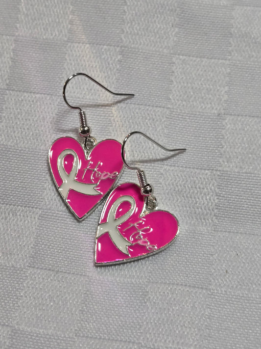 Breast Cancer Awareness Earrings