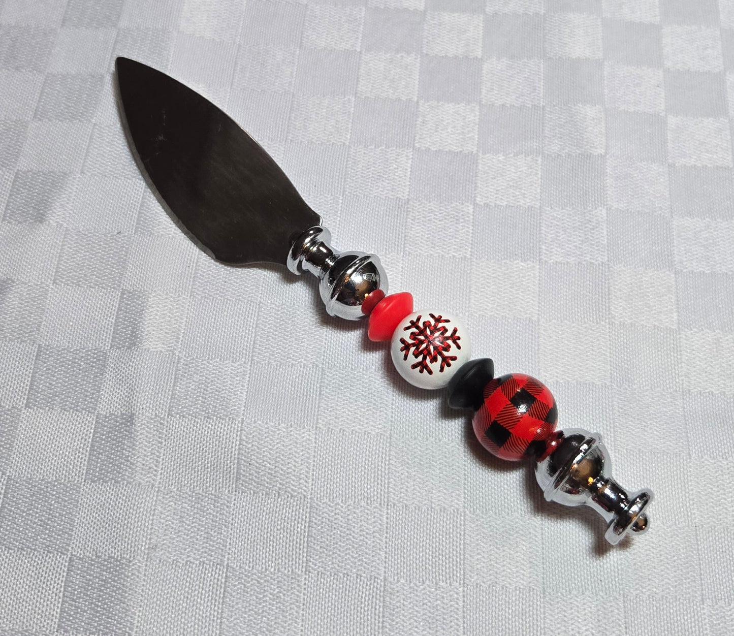 Red Plaid and Snowflake Hostess Gift