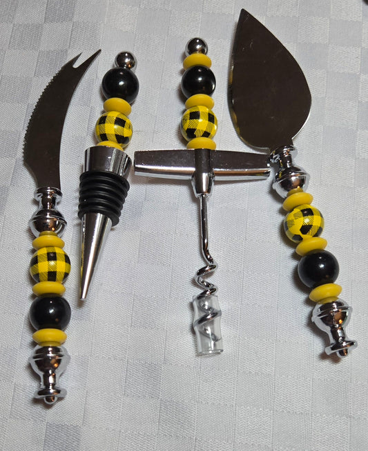 Yellow and Black Plaid Hostess Gift