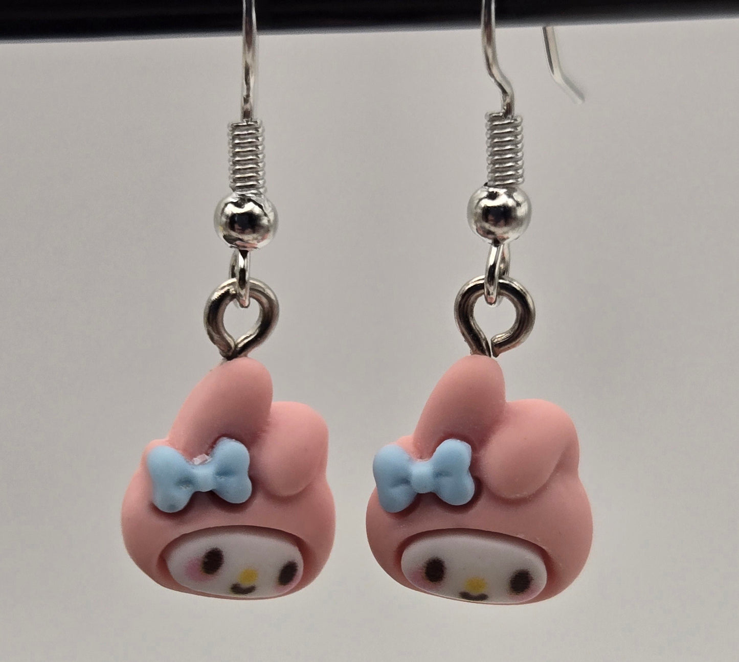 Pink Bunny Earrings