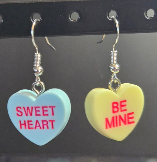 Conversation Heart Mismatch Earrings