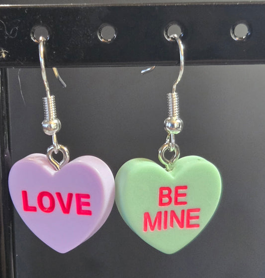 Conversation Heart Mismatch Earrings