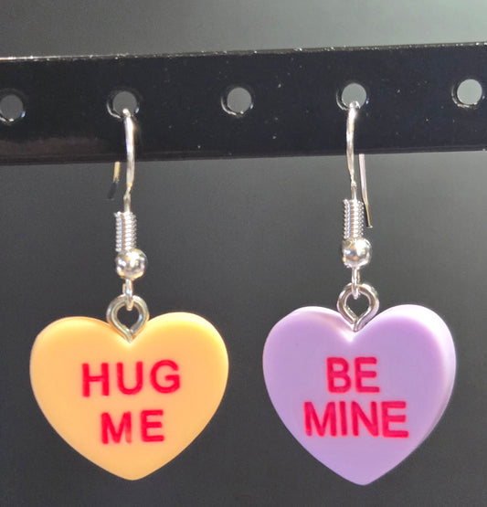Conversation Heart Mismatch Earrings