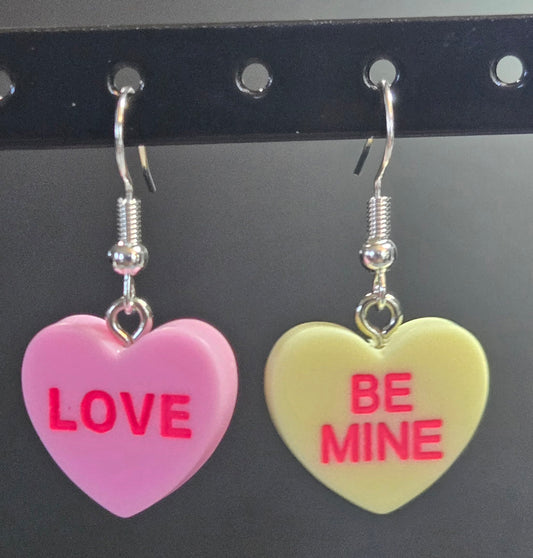 Conversation Heart Mismatch Earrings